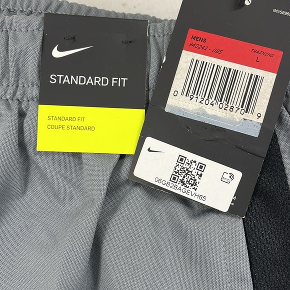 Nike Men’s Standart Fit Pant L Gray NWT 209 - Picture 2 of 9